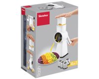 Mandoline Flash, 4 inserts, blanc/inox