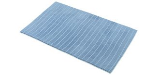 Tapis sèche-vêtements en microfibre, bleu