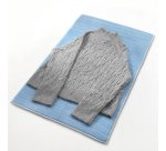 Tapis sèche-vêtements en microfibre, bleu