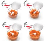 Hachoir à fruits et légumes Rotomac, 600 ml, blanc