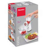 Hachoir Tartare, plastique/inox, blanc