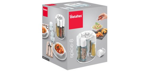 Porte-épices Spice 8, non garni, rond