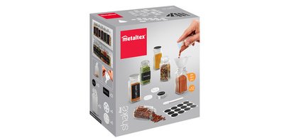 Kit de saupoudreuses Shake-It, 120 ml, 12 verres