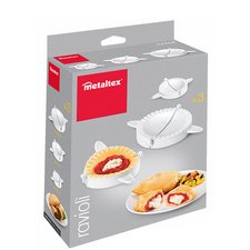 Presse à raviolis, set de 3, blanc