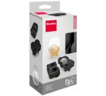 Bac à glaçons, en silicone, pour 2 glaçons, noir