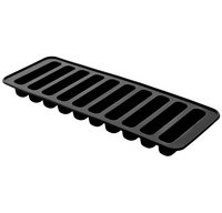 Bac à glaçons, silicone, pour 10 glaçons, noir