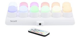 Wiederaufladbares LED-Kerzenset AMSTERDAM, RGB