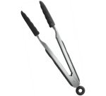 Grill tongs, stainless steel/silicone, 260 mm