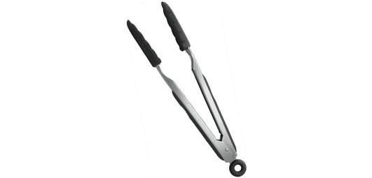 Pince à grillade, inox/silicone, 260 mm