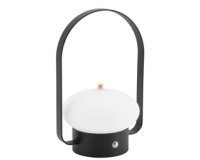 Lampe de table à LED rechargeable BARCELONA, noir