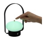 Lampe de table à LED rechargeable BARCELONA, noir