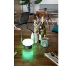 Lampe de table à LED rechargeable BARCELONA, noir