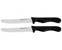 Couteau pour casse-croûte Basic, set de 2, noir