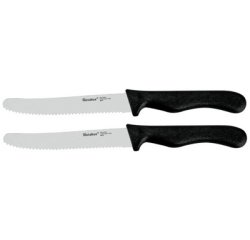 Couteau pour casse-croûte Basic, set de 2, noir