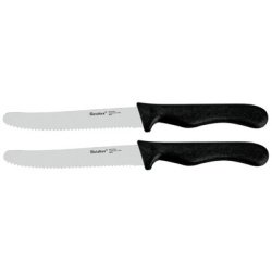 Couteau pour casse-croûte Basic, set de 2, noir