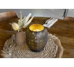 Lampe de table à LED rechargeable MARRAKECH, noir/or