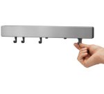 Barre magnétique Metallika, avec crochets, inox