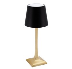 Tafellamp oplaadbaar LED ROME, goud/zwart