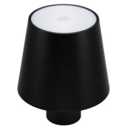 Lampe sur bouteille LED rechargeable PARIS, noir