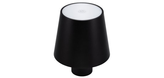 Lampe sur bouteille LED rechargeable PARIS, noir