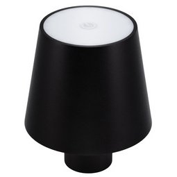 Lampe sur bouteille LED rechargeable PARIS, noir