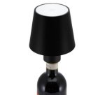 Lampe sur bouteille LED rechargeable PARIS, noir