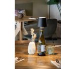 Lampe sur bouteille LED rechargeable PARIS, noir