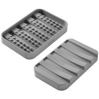 Porte-savon Gravity-Soap, gris