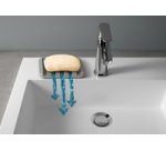 Porte-savon Gravity-Soap, gris