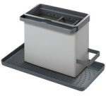 Rangement pour évier Tidytex, plastique, gris