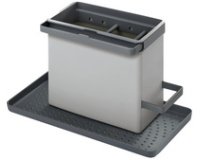 Rangement pour évier Tidytex, plastique, gris