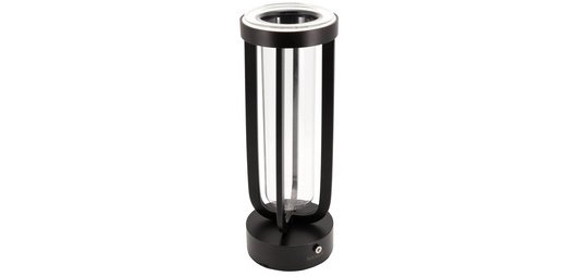 Lampe de table à LED rechargeable FLORENCE, noir