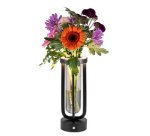 Lampe de table à LED rechargeable FLORENCE, noir