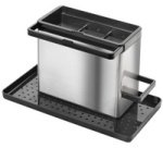 Rangement pour évier Tidytex INOX, argent/noir