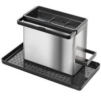 Rangement pour évier Tidytex INOX, argent/noir