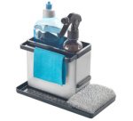 Rangement pour évier Tidytex INOX, argent/noir