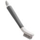 Brosse/grattoir 2 en 1 pour joints, blanc/gris