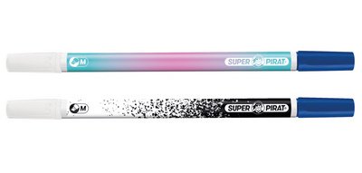 Effaceur Super Pirat Color Edition, pointe biseautée