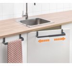 Porte-serviette Flex-Bar, extensible, gris