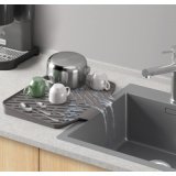 Tapis d'égouttage Gravity-Duo, caoutchouc, gris