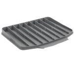 Tapis d'égouttage Gravity-Duo, caoutchouc, gris