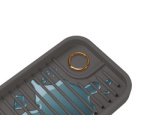 Rangement silicone pour évier Tidy-Mat XL, gris