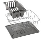 Égouttoir Aquatex PLUS, argent/anthracite