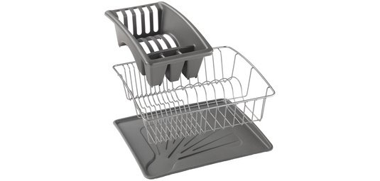 Égouttoir Aquatex PLUS, argent/anthracite