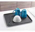 Égouttoir Aquatex PLUS, argent/anthracite