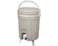 Composteur de cuisine BOKASHI, 8 litres, chaux/amande