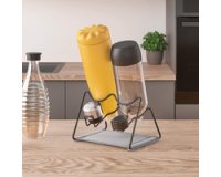 Égouttoir Sodatex 3 LAVA, noir mat