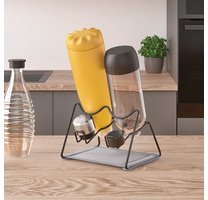 Égouttoir Sodatex 2 LAVA, noir mat