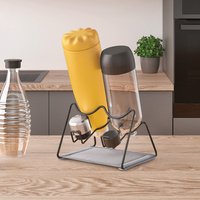 Égouttoir Sodatex 2 LAVA, noir mat