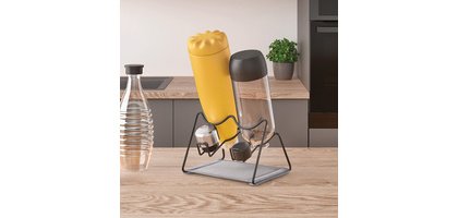 Égouttoir Sodatex 2 LAVA, noir mat